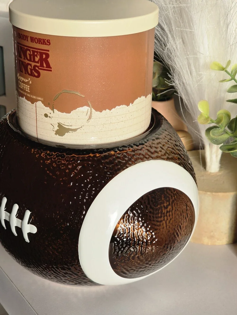 Football 3-Wick Candle Holder by Bath & Body Works